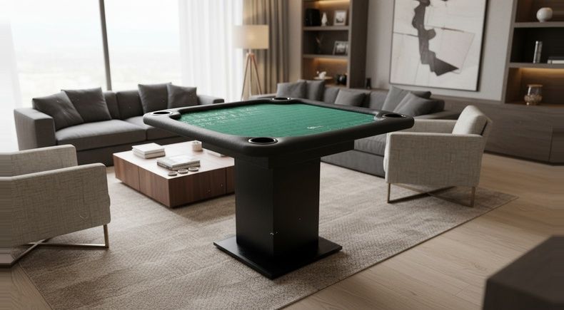 Mesa de Truco 100% Personalizada Tecido Verde com Logo - Tru4